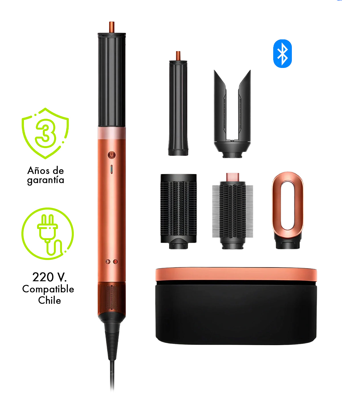 Dyson Airwrap™ Coanda 2x™ – Liso + Ondulado (Amber Silk) – London