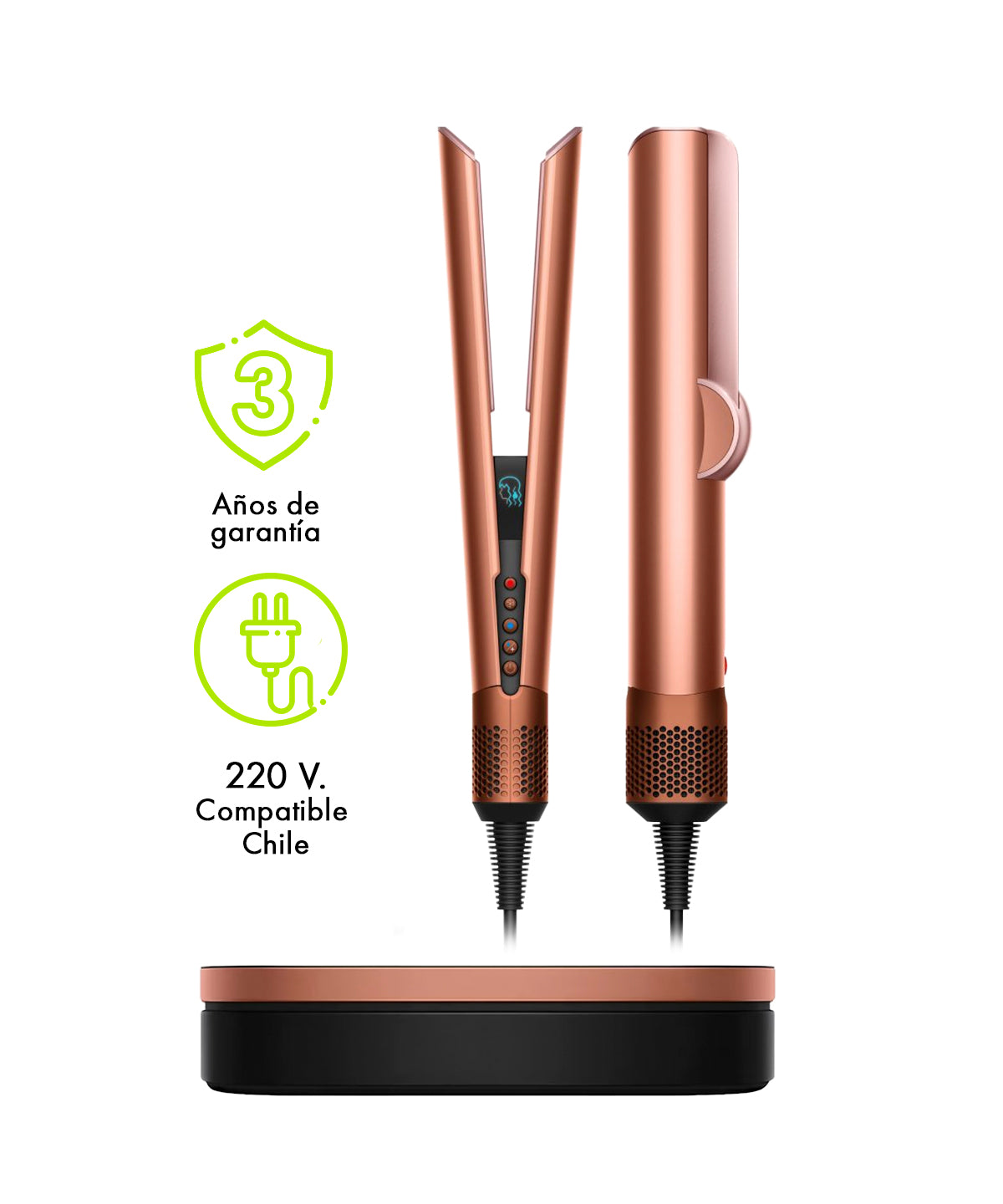 Dyson Airstrait™ – Secado + Alisado (Amber Silk) – London