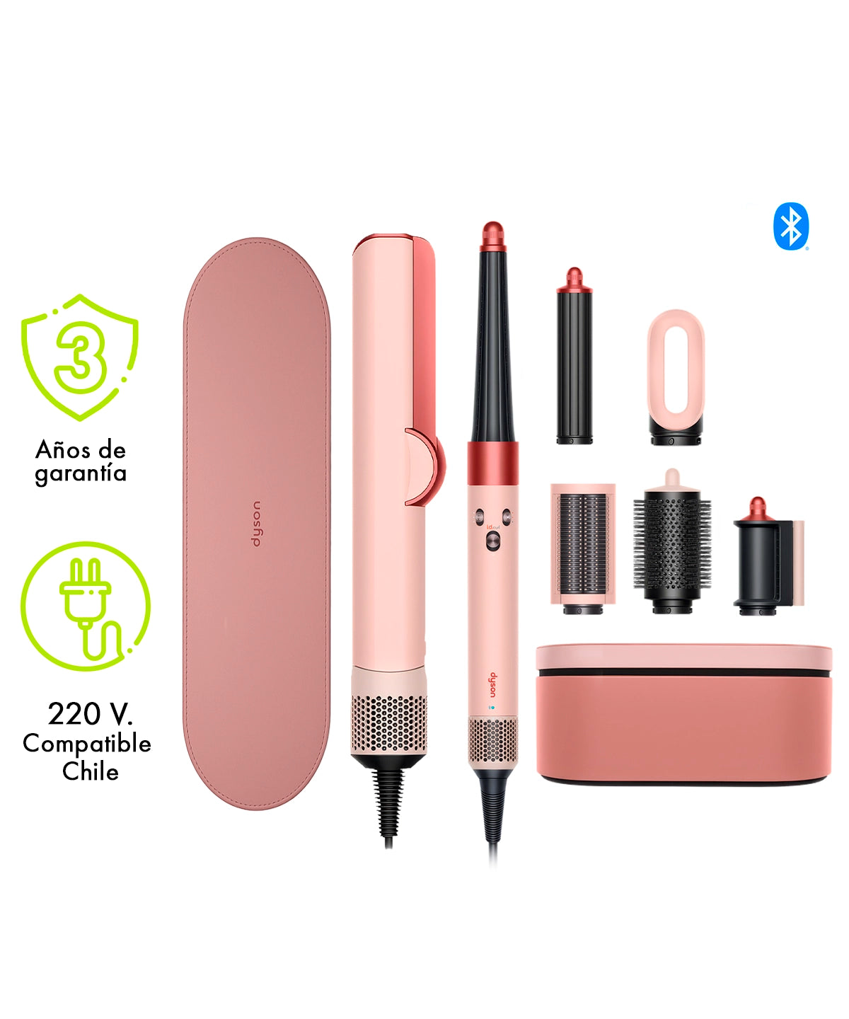 Kit Dyson Kanzan Pink - Dyson Airwrap i.d + Dyson Airstrait
