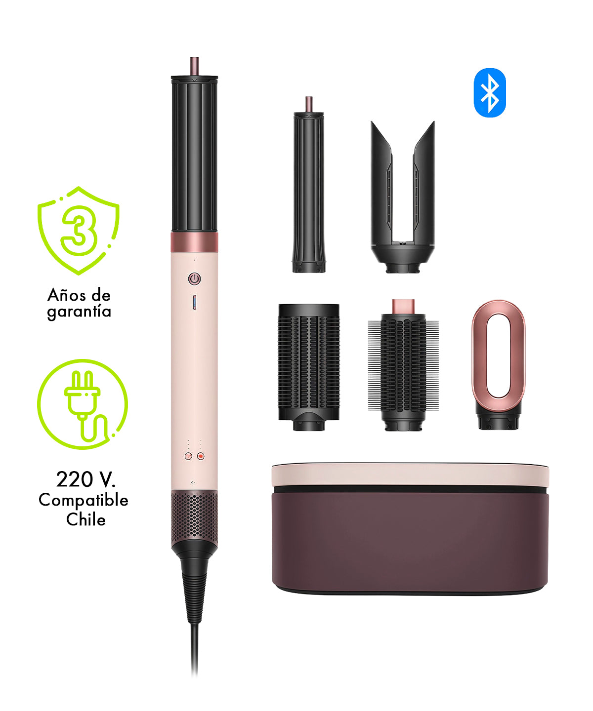 Dyson Airwrap™ Coanda 2x™ – Liso + Ondulado (Ceramic Pink / Rose