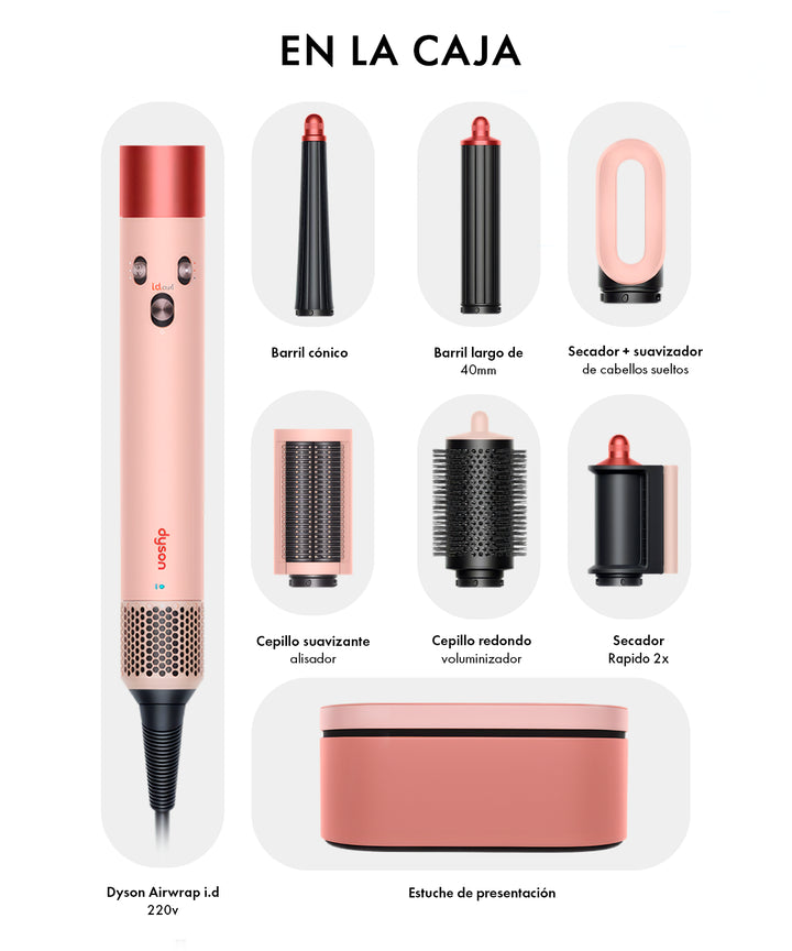 Kit Dyson Kanzan Pink - Dyson Airwrap i.d + Dyson Airstrait
