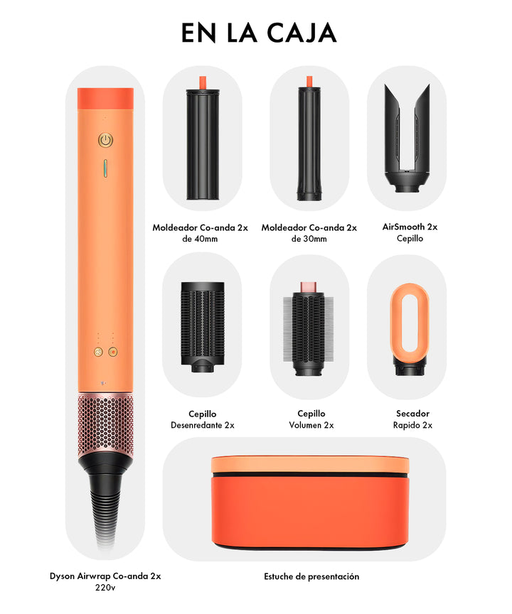 Dyson Airwrap™ Coanda 2x™ Ceramic Apricot / Topaz – ⭐️ Edición