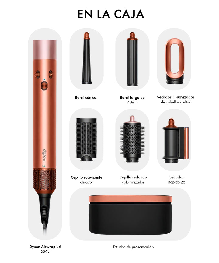 Dyson Airwrap ID - Liso + Ondulado (Amber Silk) – London