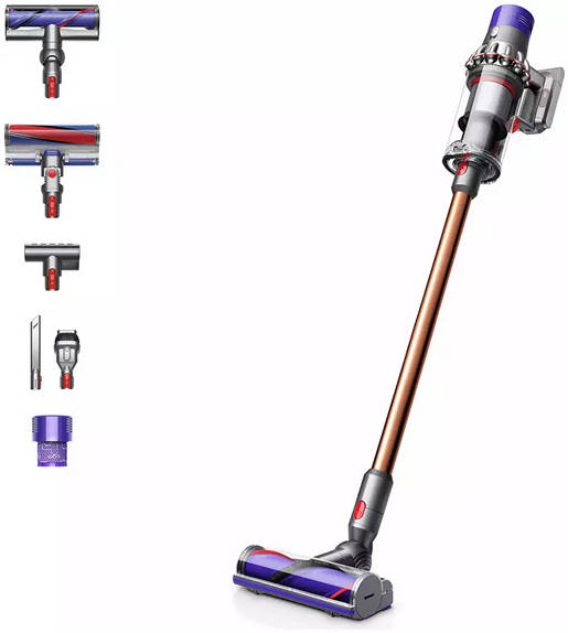 Aspiradora sin cables Dyson V10™ Total Clean (Níquel/Negro)